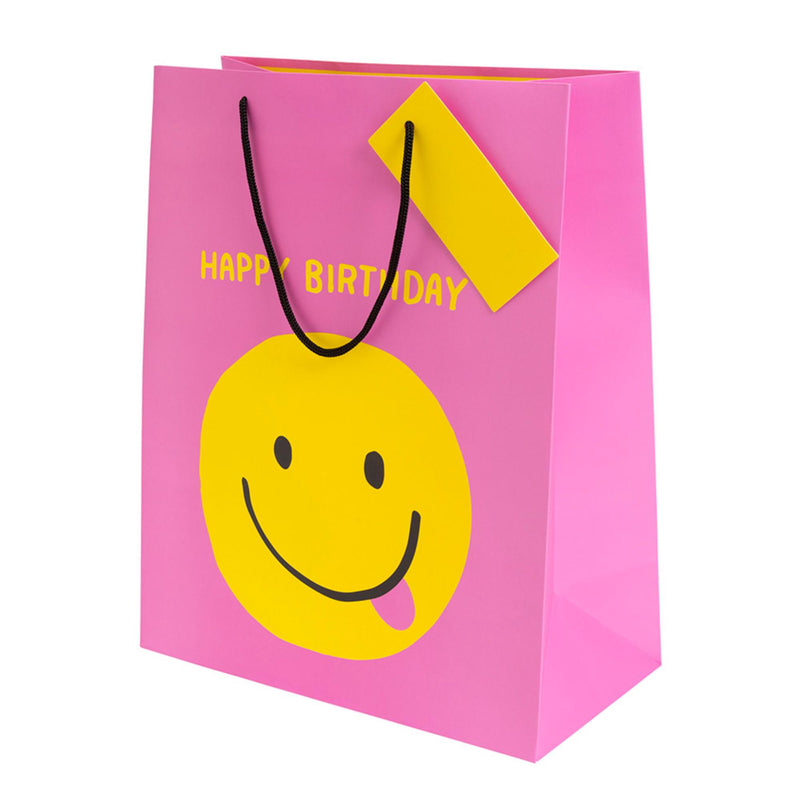 Sainsbury's Oh Deer large happy birthday gift bag, UK version