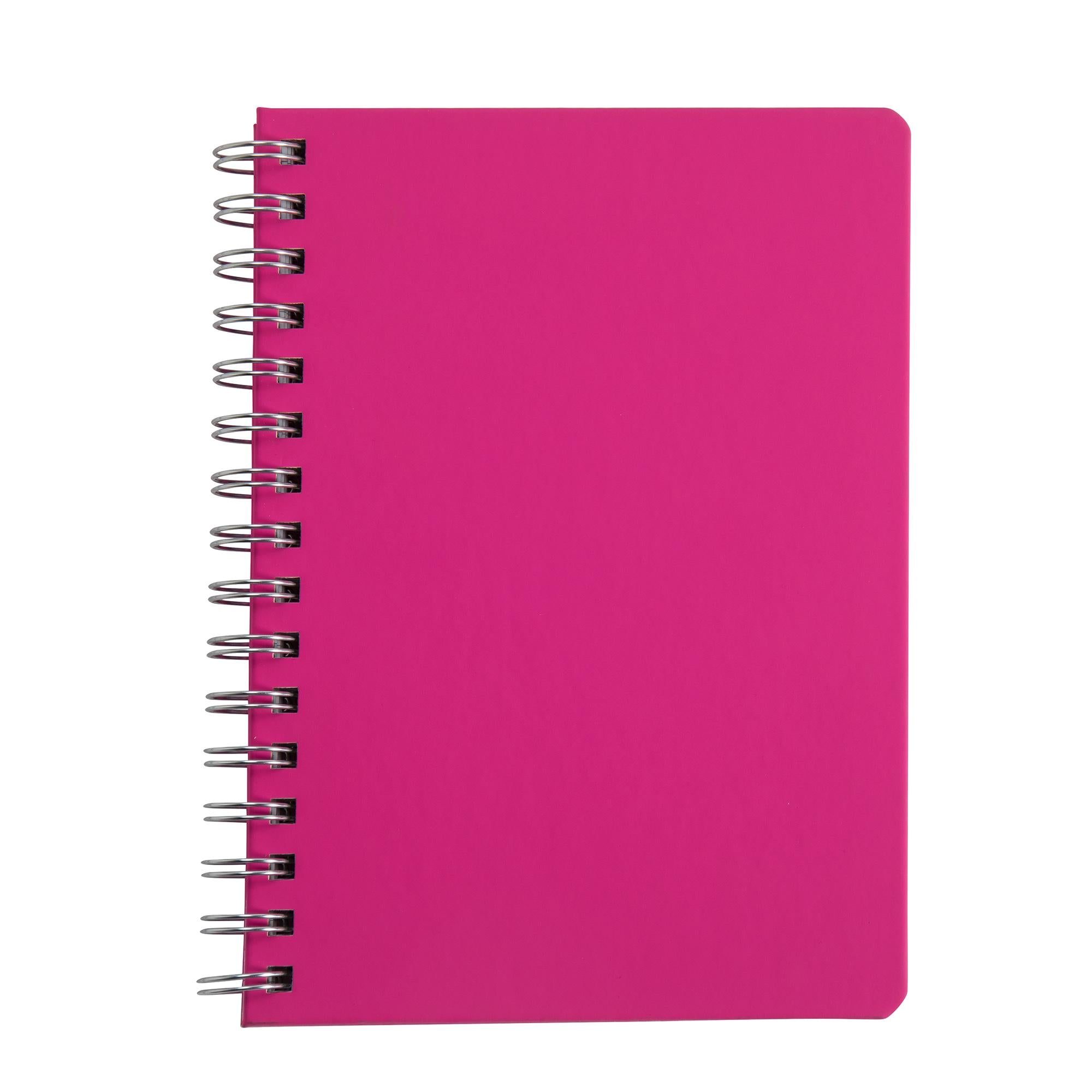 Sainsbury's Home pink A5 wiro notebook stationery (British brand)