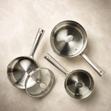 Habitat Ellipse stainless steel pan set (British brand)