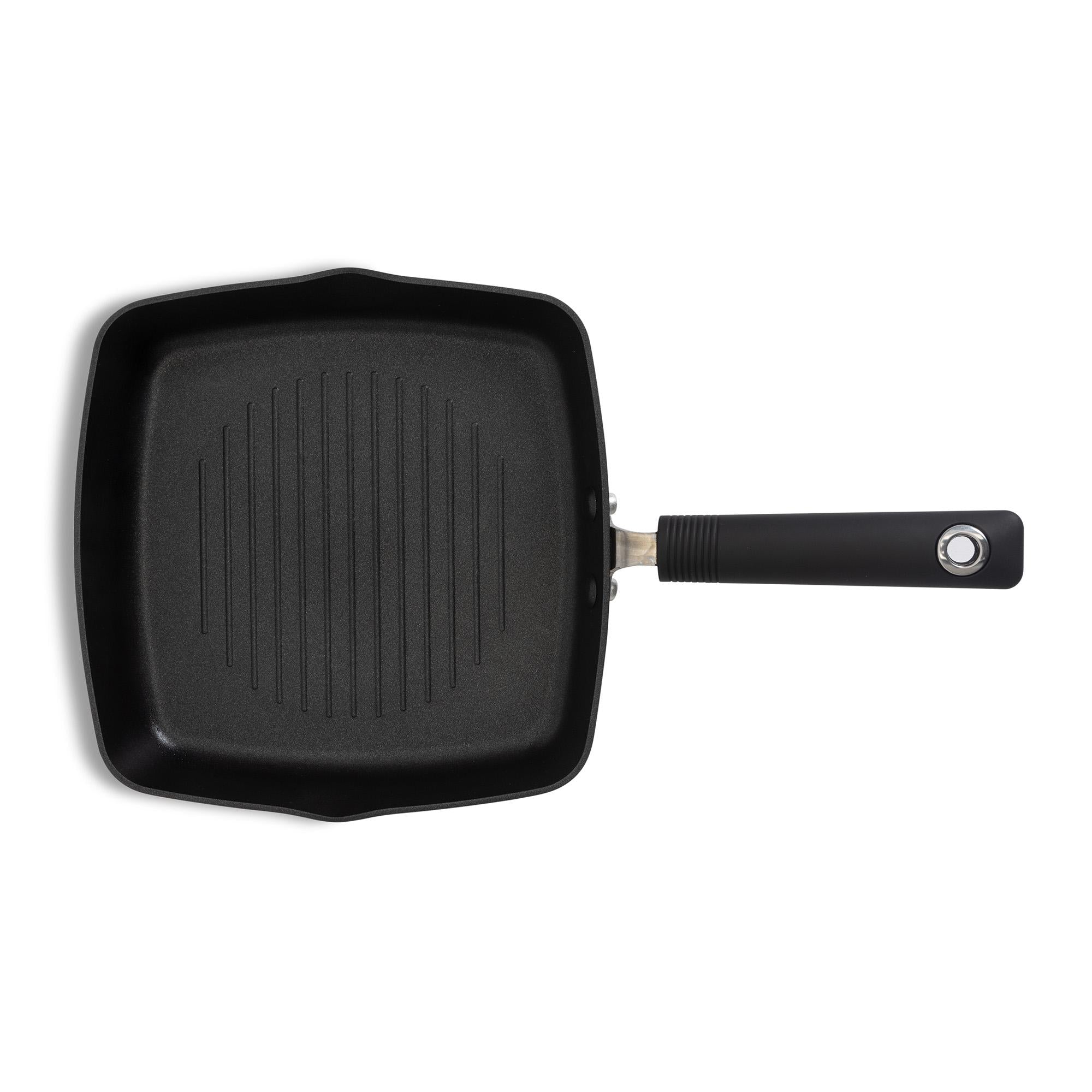 Habitat Black Aluminium Griddle Pan 24cm Non-Stick, UK version