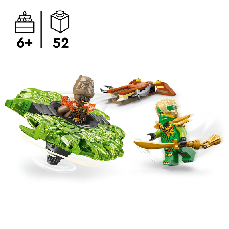 LEGO Ninjago spinner battle toy 71850 Lloyd Earth Monster minifigures, imported from the UK