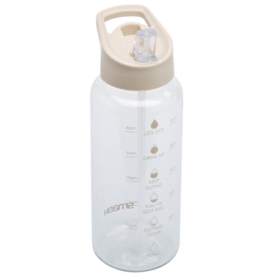 Sainsburys Smash Tracker Bottle Beige Water Bottle 1L- Buy online at McGrocer