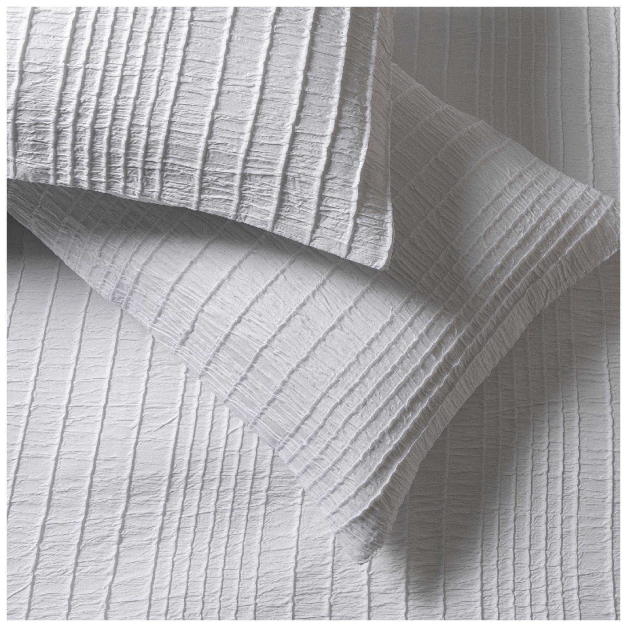Sainsbury's Home crinkle white bedding set, UK version