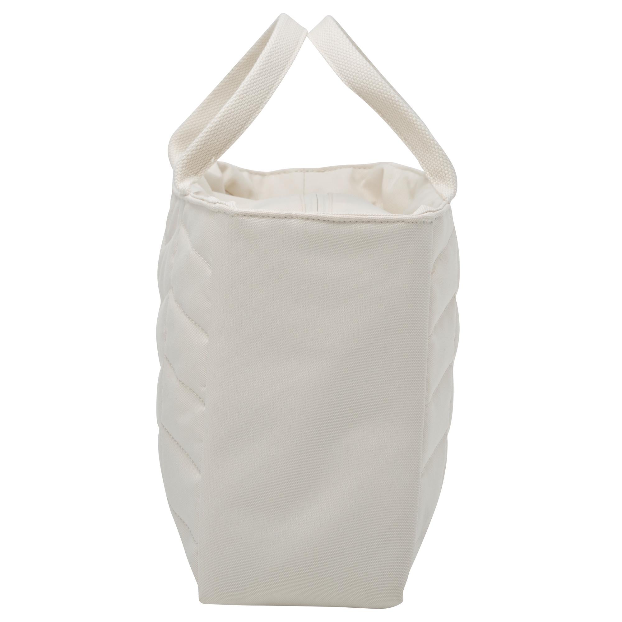 Smash Planet Chevron Lunch Bag Beige 24cm long (British brand)