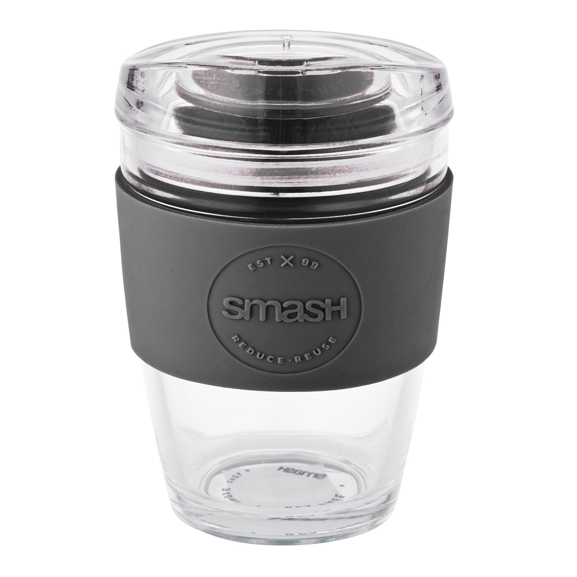 Smash Glass Barista Buddy Black Coffee Cup (British brand)