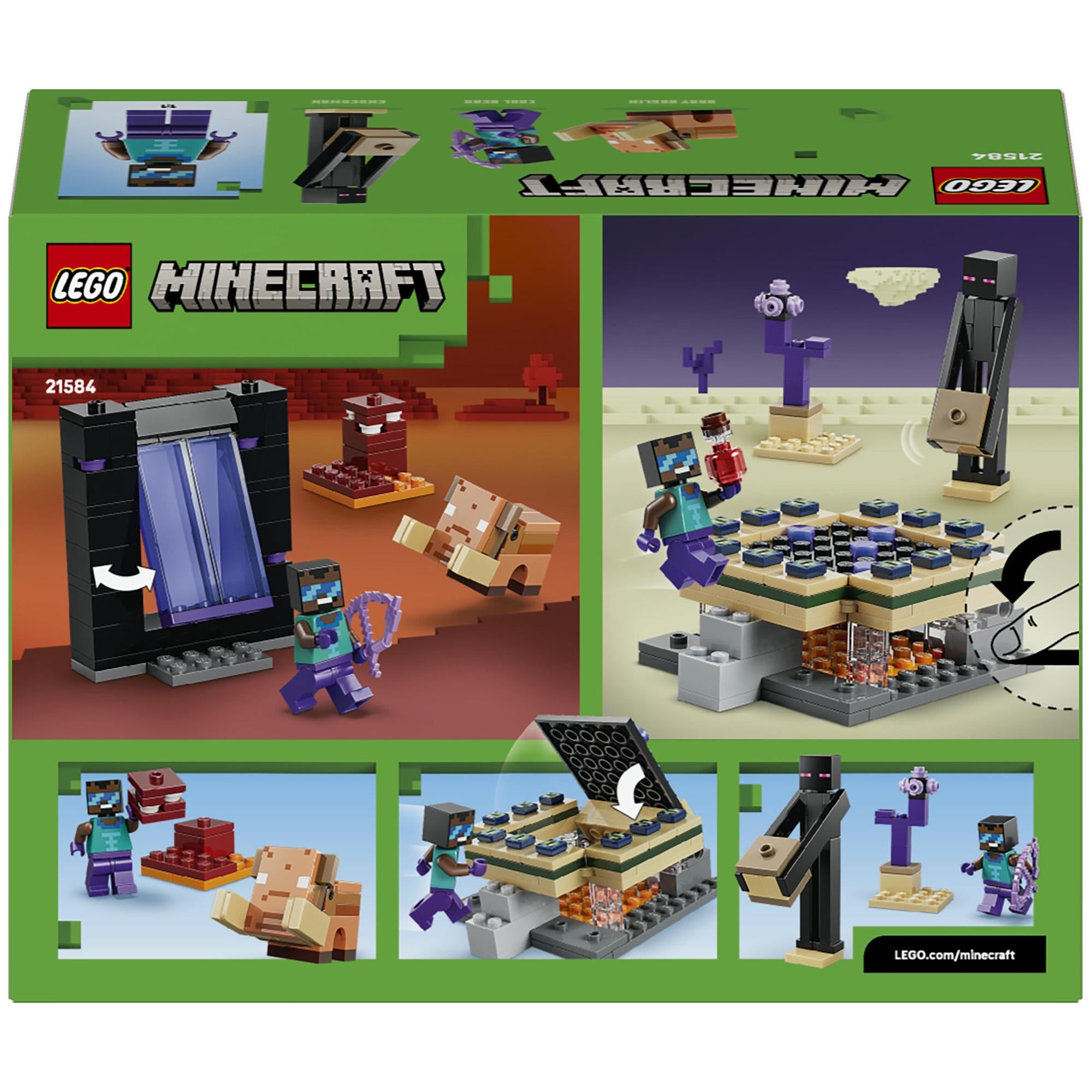LEGO Minecraft Nether & End Portal Journey toy - British product
