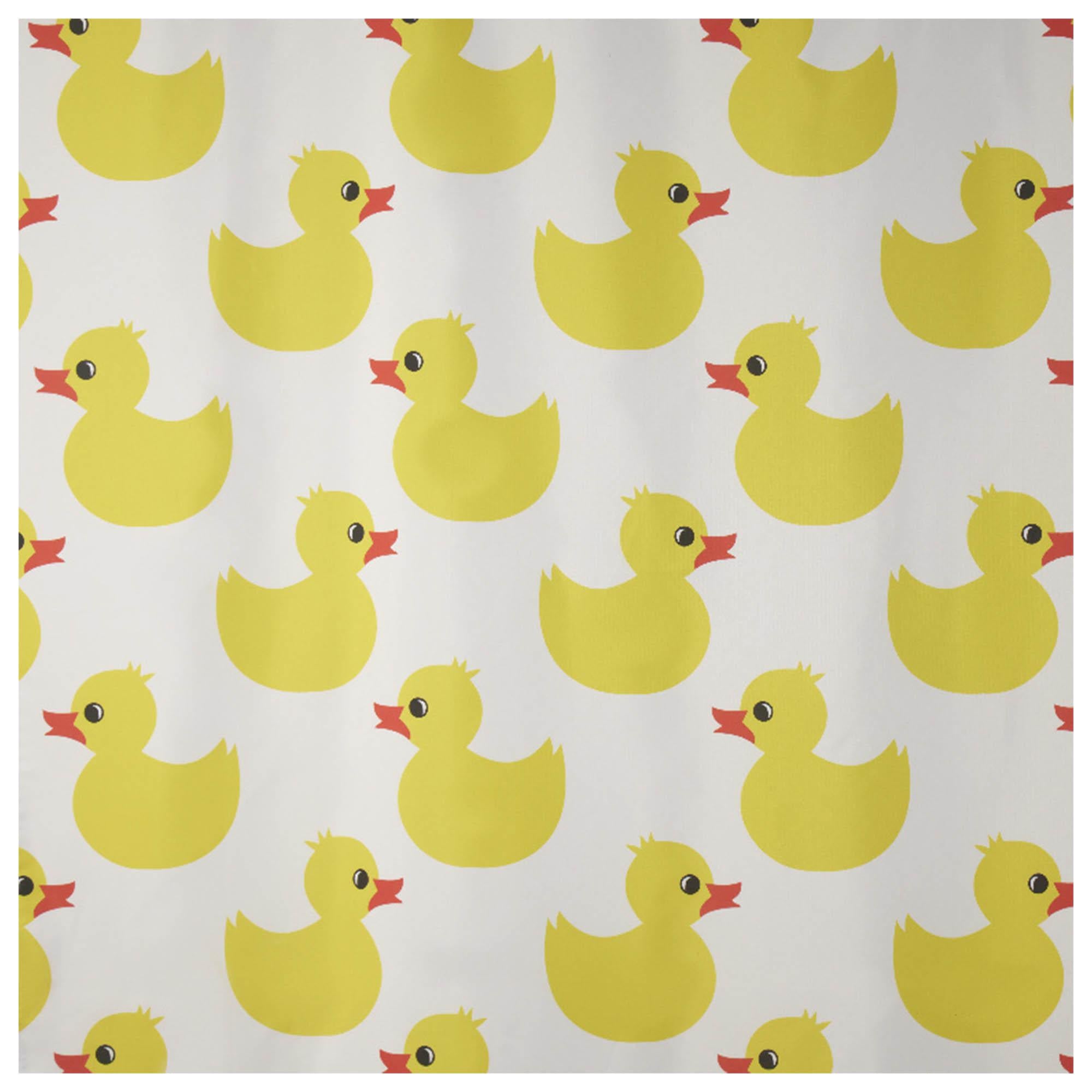 Sainsbury's Home rubber duck shower curtain 180 x 180cm (British brand)
