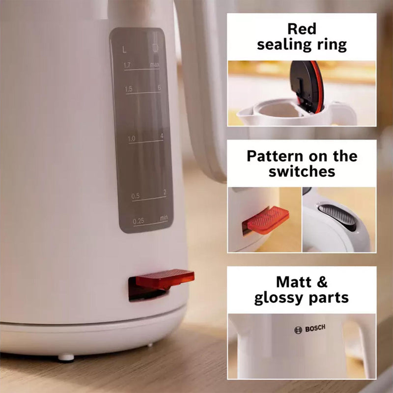 Bosch MyMoment Excite white kettle 1.7L - British product