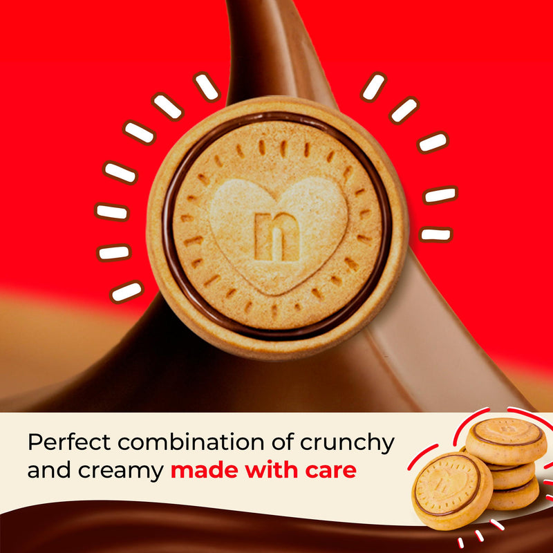 Nutella chocolate hazelnut biscuits 276g pack, imported from the UK