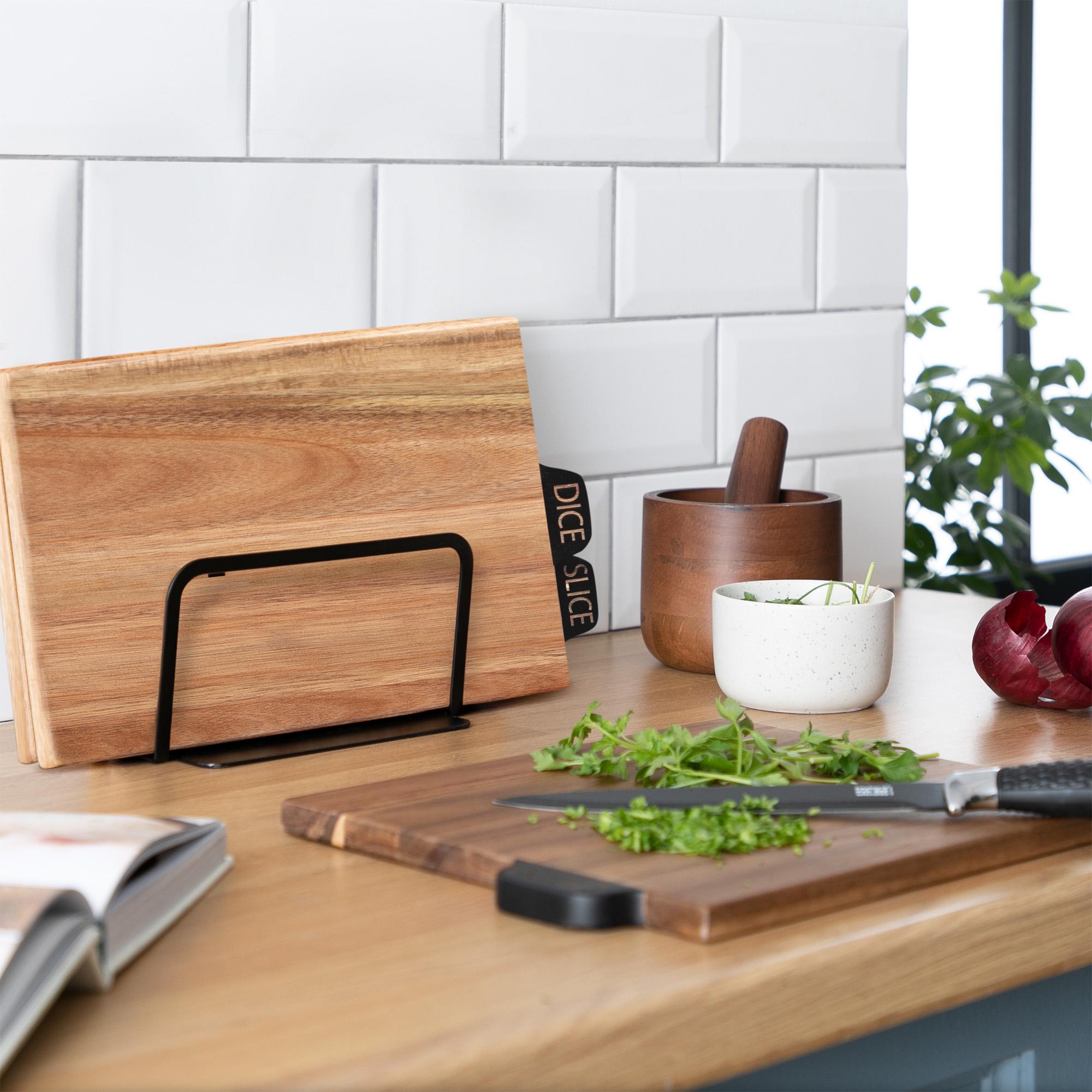 Habitat industrial acacia butcher board pack of 3, imported from the UK