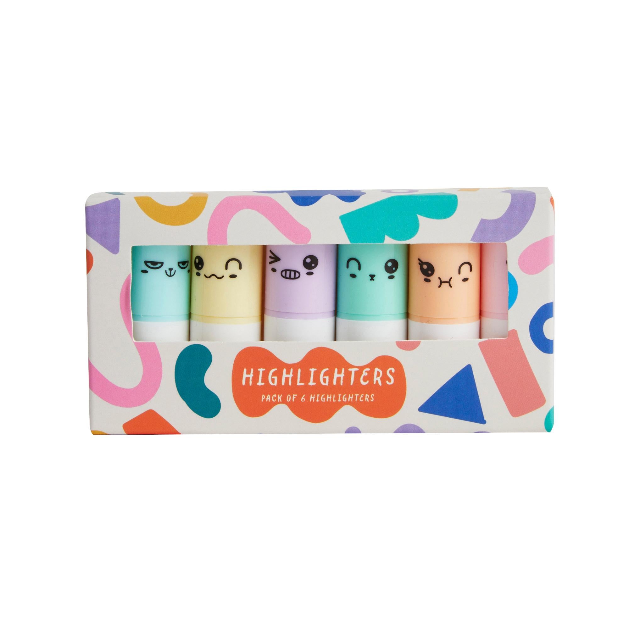 Sainsbury's Mini Highlighters Pack of 6 (British brand)