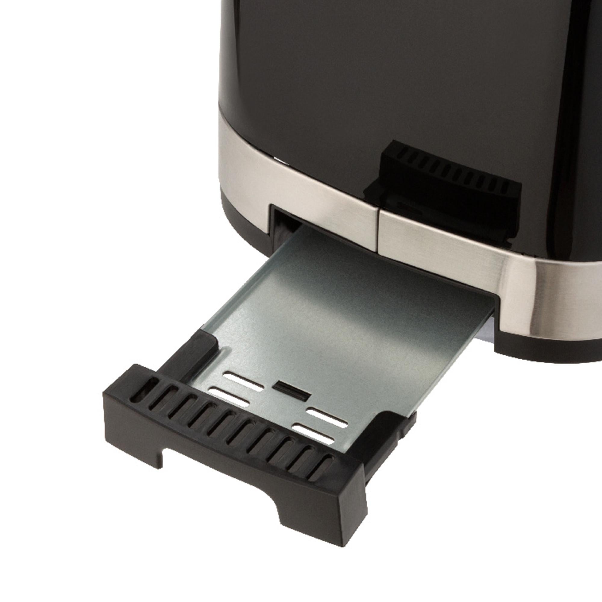 Cookworks illuminated black 2 slice toaster - British product