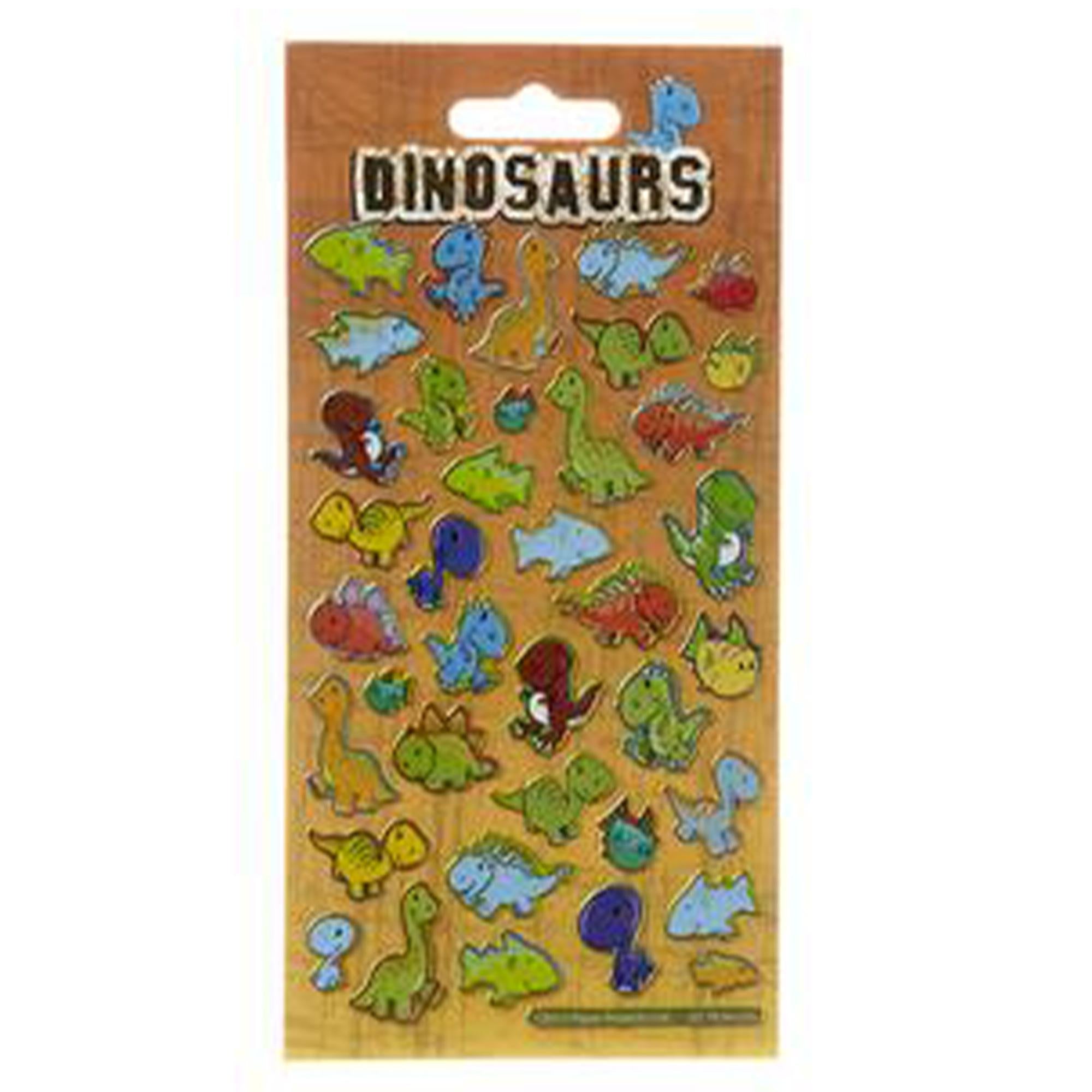 Paper Projects sticker pack dinosaurs monsters transport metallics, UK version