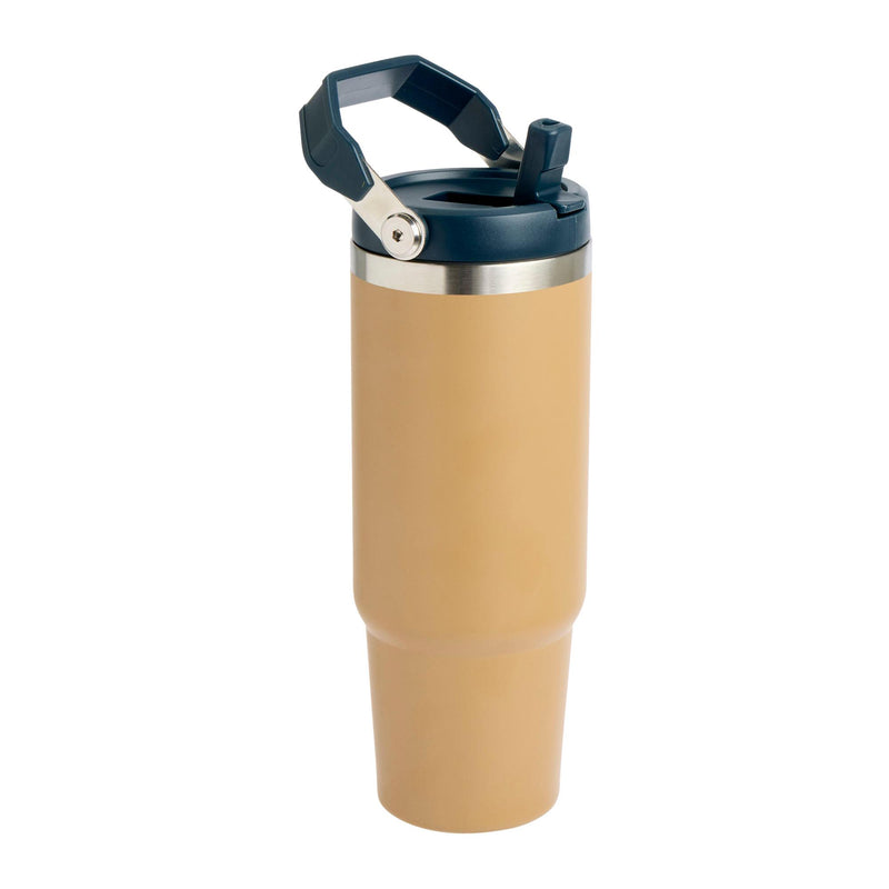 Sainsbury's Home tan swivel handle travel cup 880ml - British product