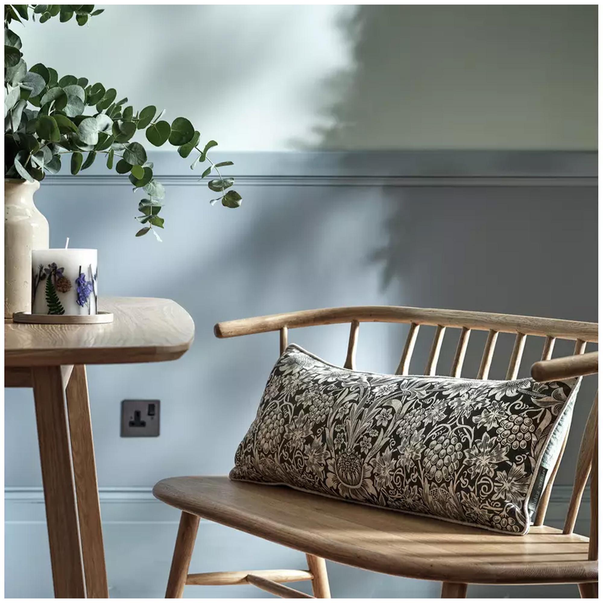 Habitat Morris Co. Sunflower Woodblock bolster cushion - British product