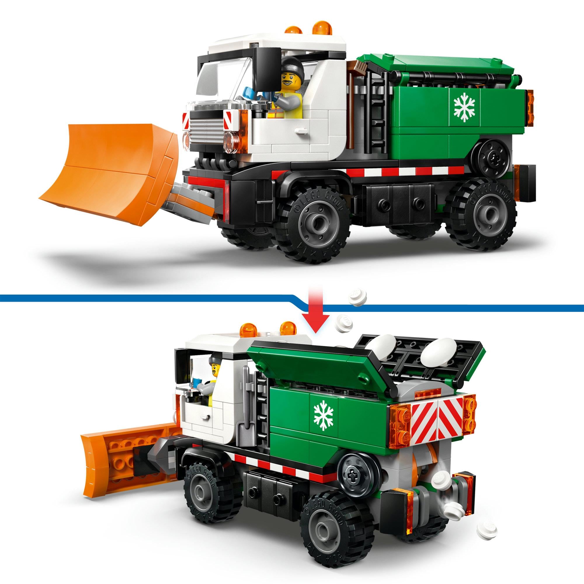 LEGO City Snowplough Truck building set 263 pieces, UK version