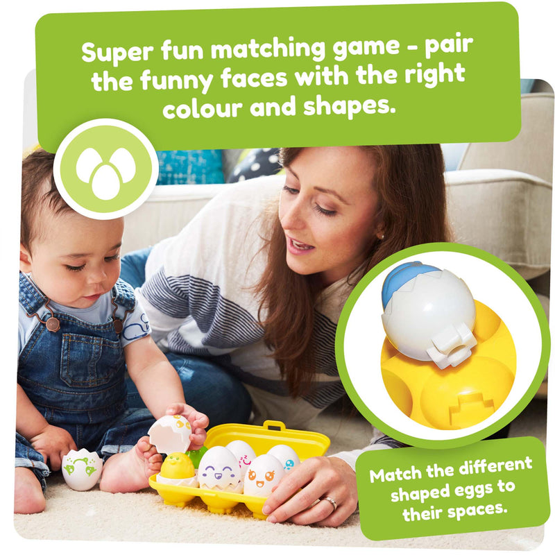 Tomy Play Hide N Squeak Eggs Six Pack (British brand)