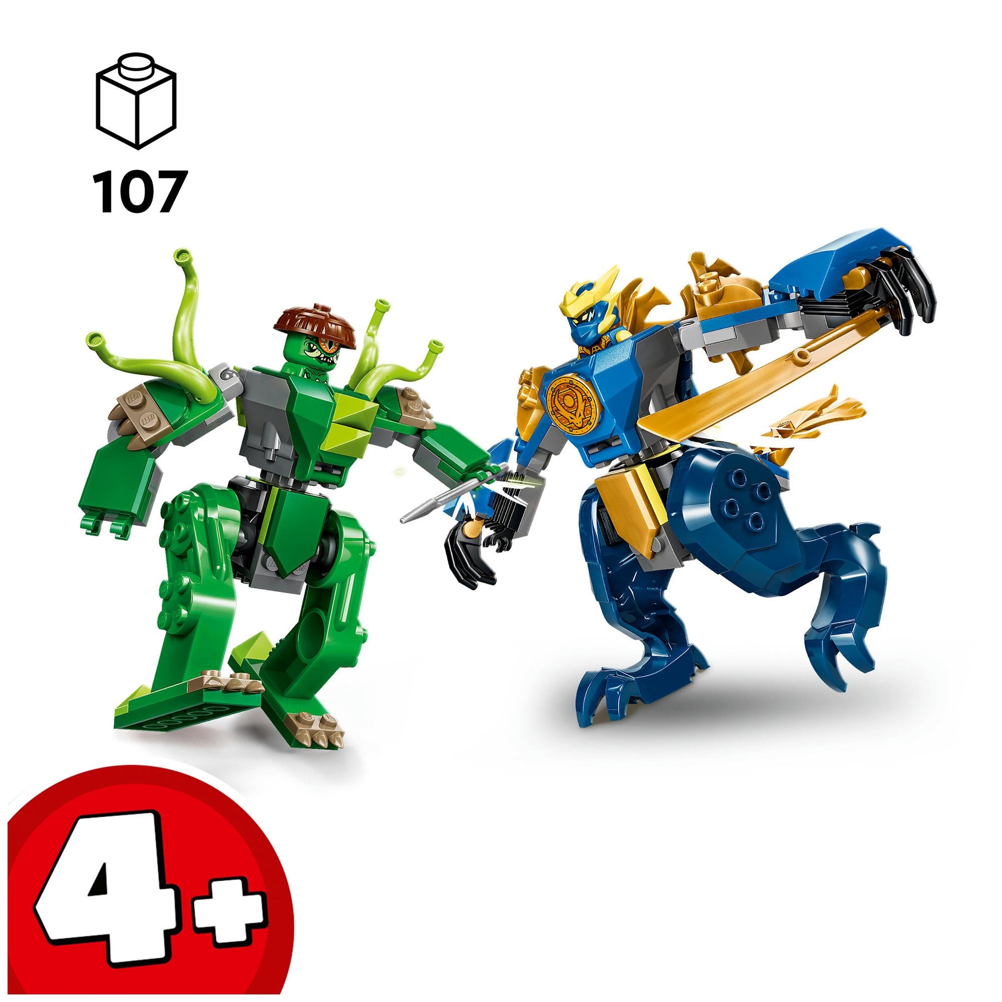 LEGO Ninjago mech toy building set with minifigures - British product