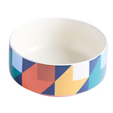 Habitat Geo Cube Print cereal bowl 820ml (British brand)