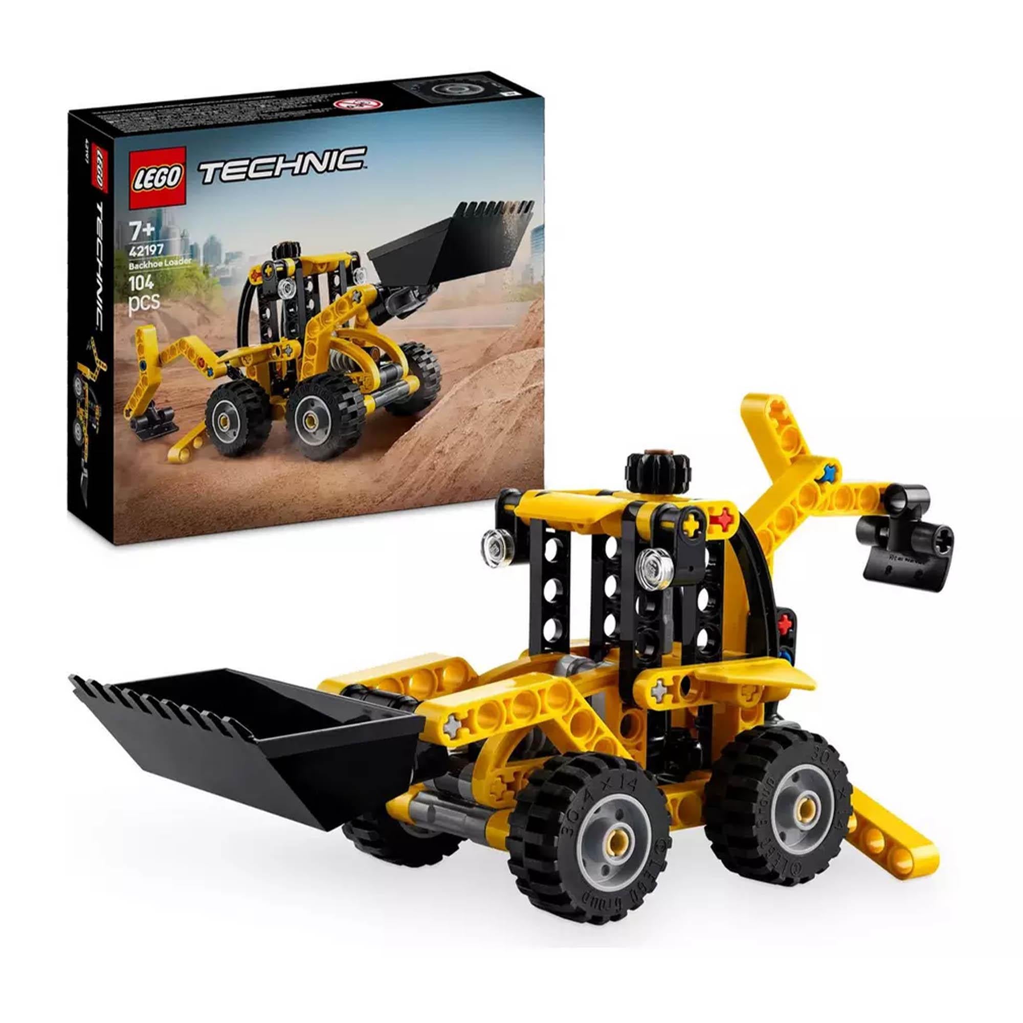 LEGO Technic Backhoe Loader Building Kit 104 pieces, UK version