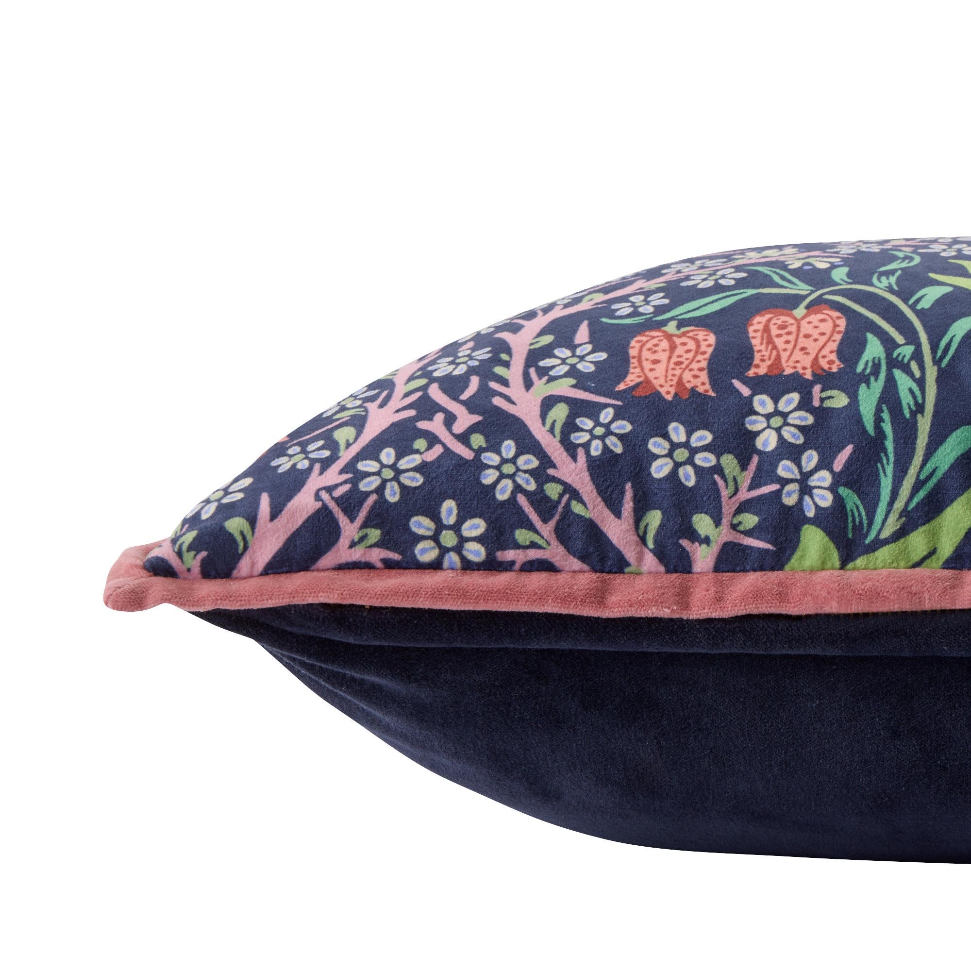 Habitat x Morris & Co. Blackthorn Cushion Green 43x43cm, UK version