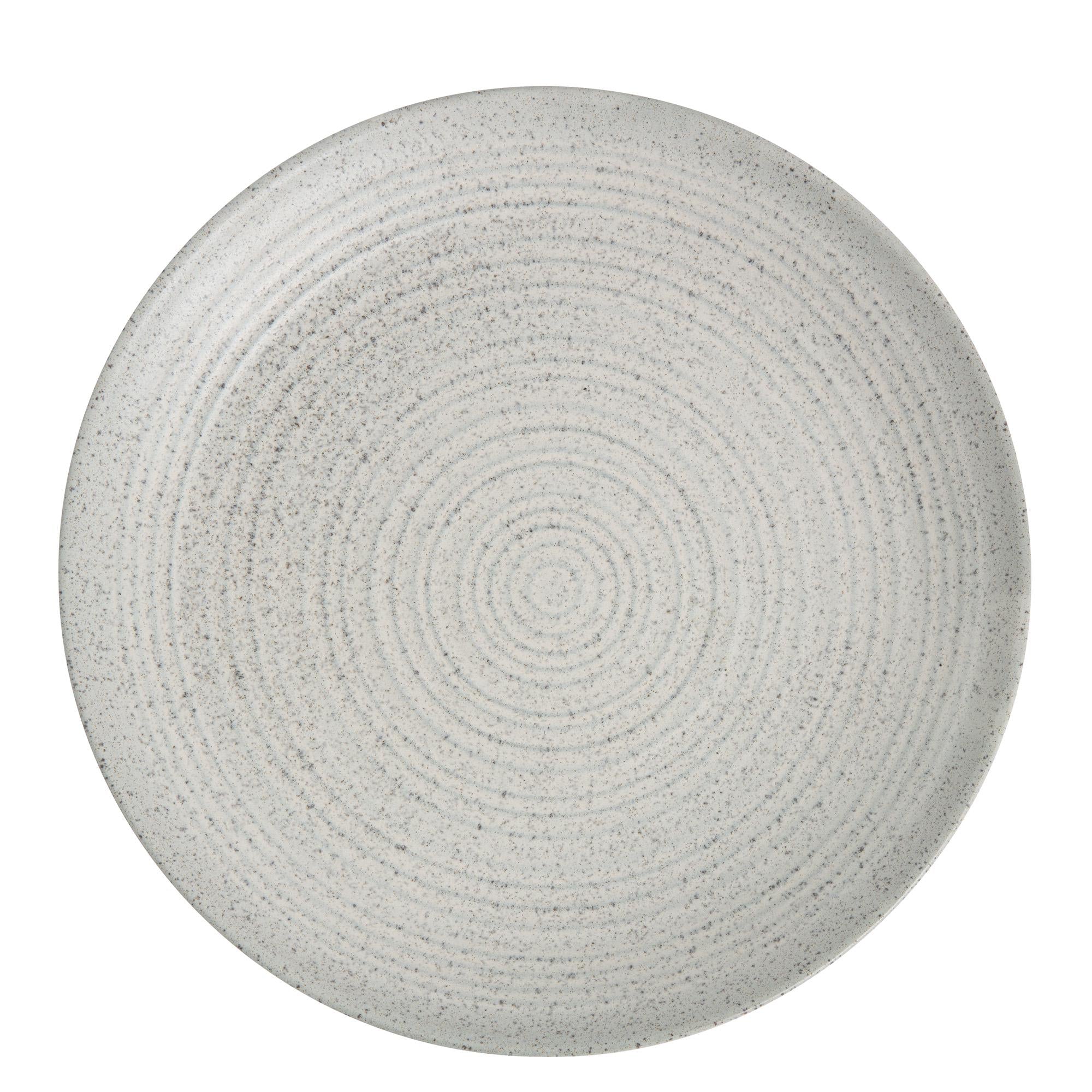 Habitat Textured Ripple Side Plate Chalk grey, UK version