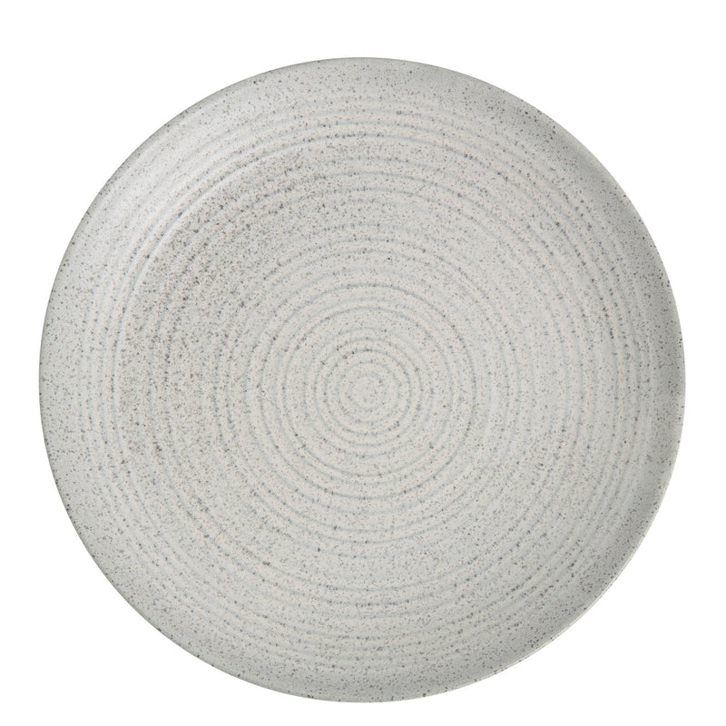 Habitat Textured Ripple Side Plate Chalk grey, UK version