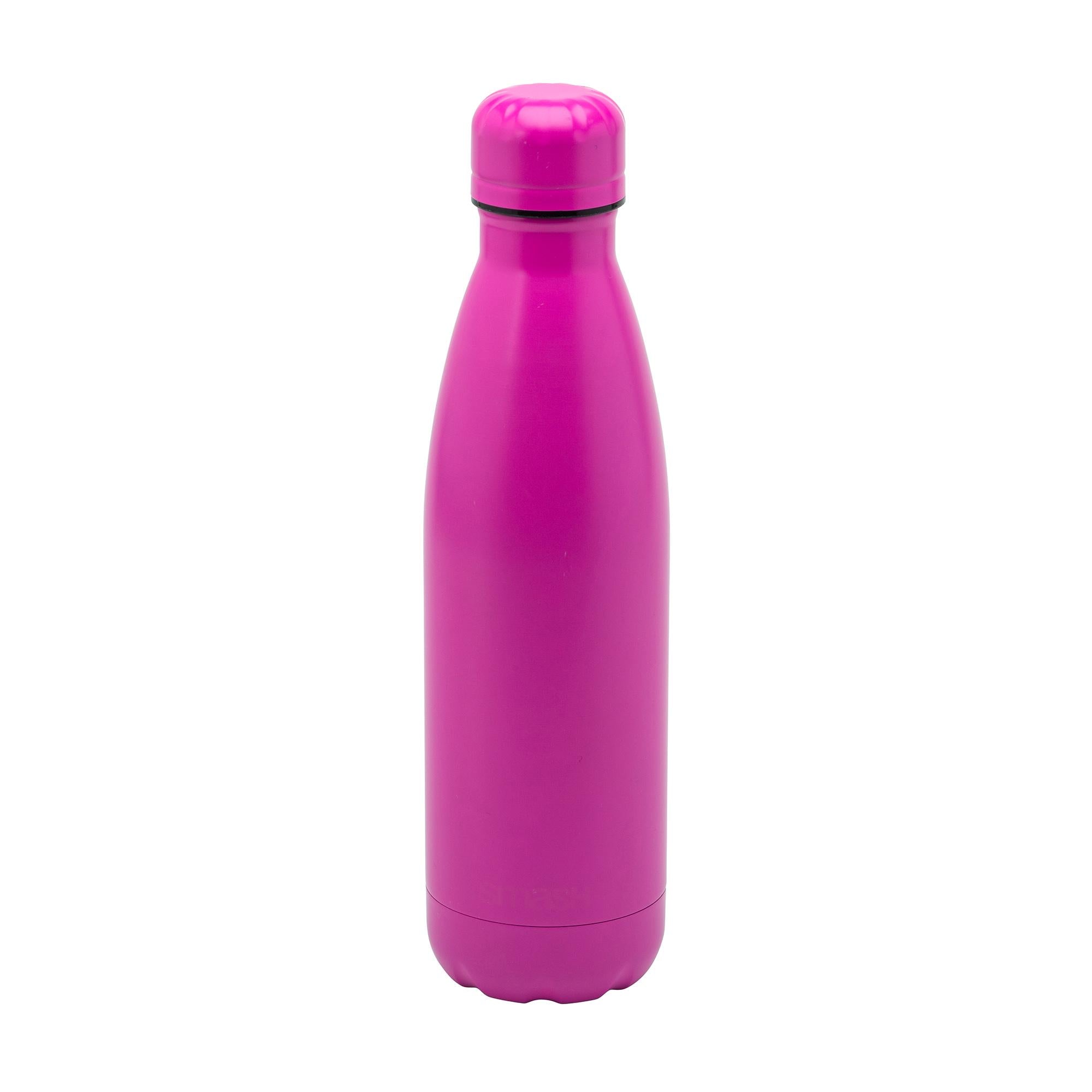 Smash Pink Stainless Steel Bottle 500ml (British brand)