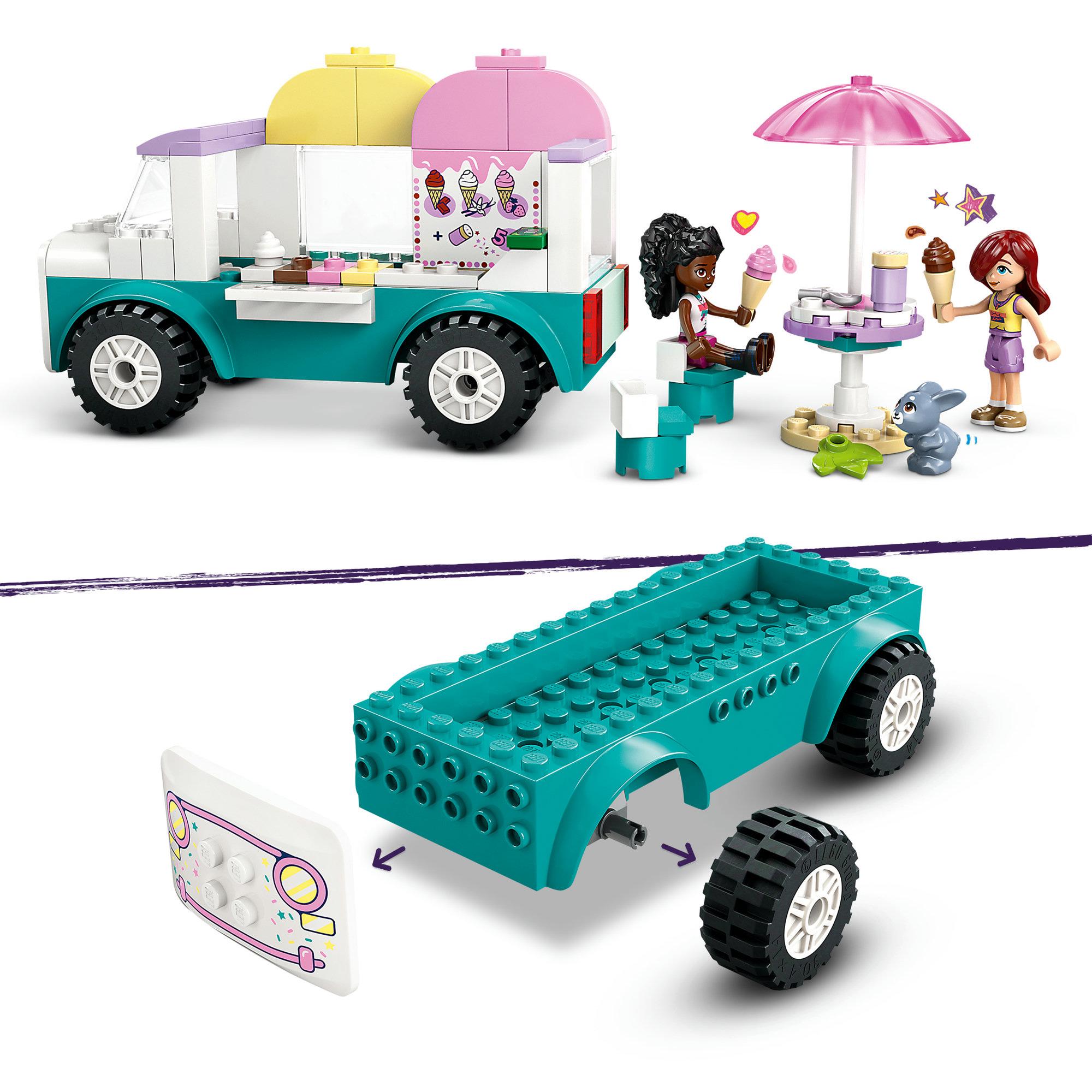 LEGO Friends Heartlake City Ice Cream Van toy set, UK version