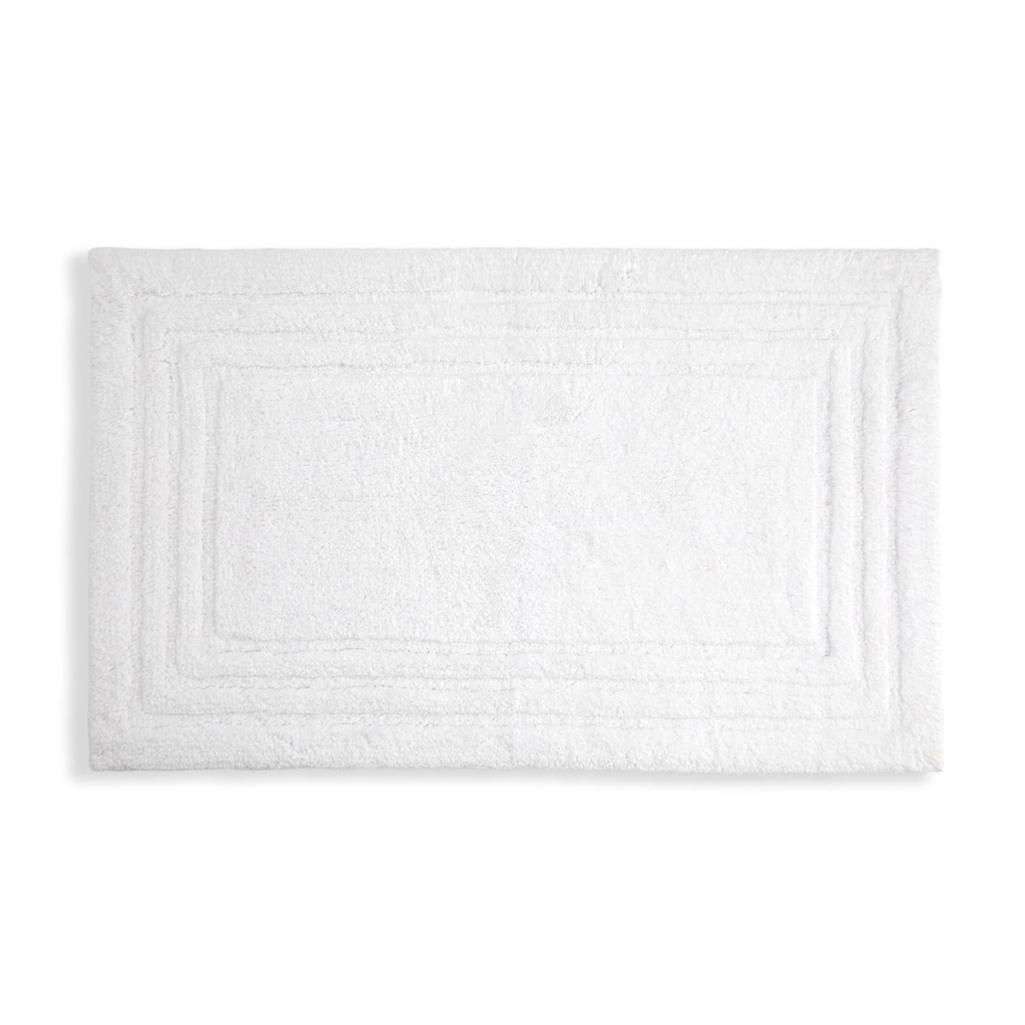 Habitat Cotton Deep Pile Bath Mat White 80x50cm, UK version