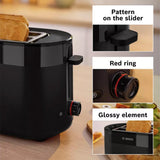 Bosch toaster black 2 slice, imported from the UK