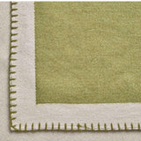 Habitat Green Blanket Stitch Throw 125x150cm, UK version