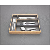 Habitat bamboo cutlery drawer with 4 compartments (British brand)
