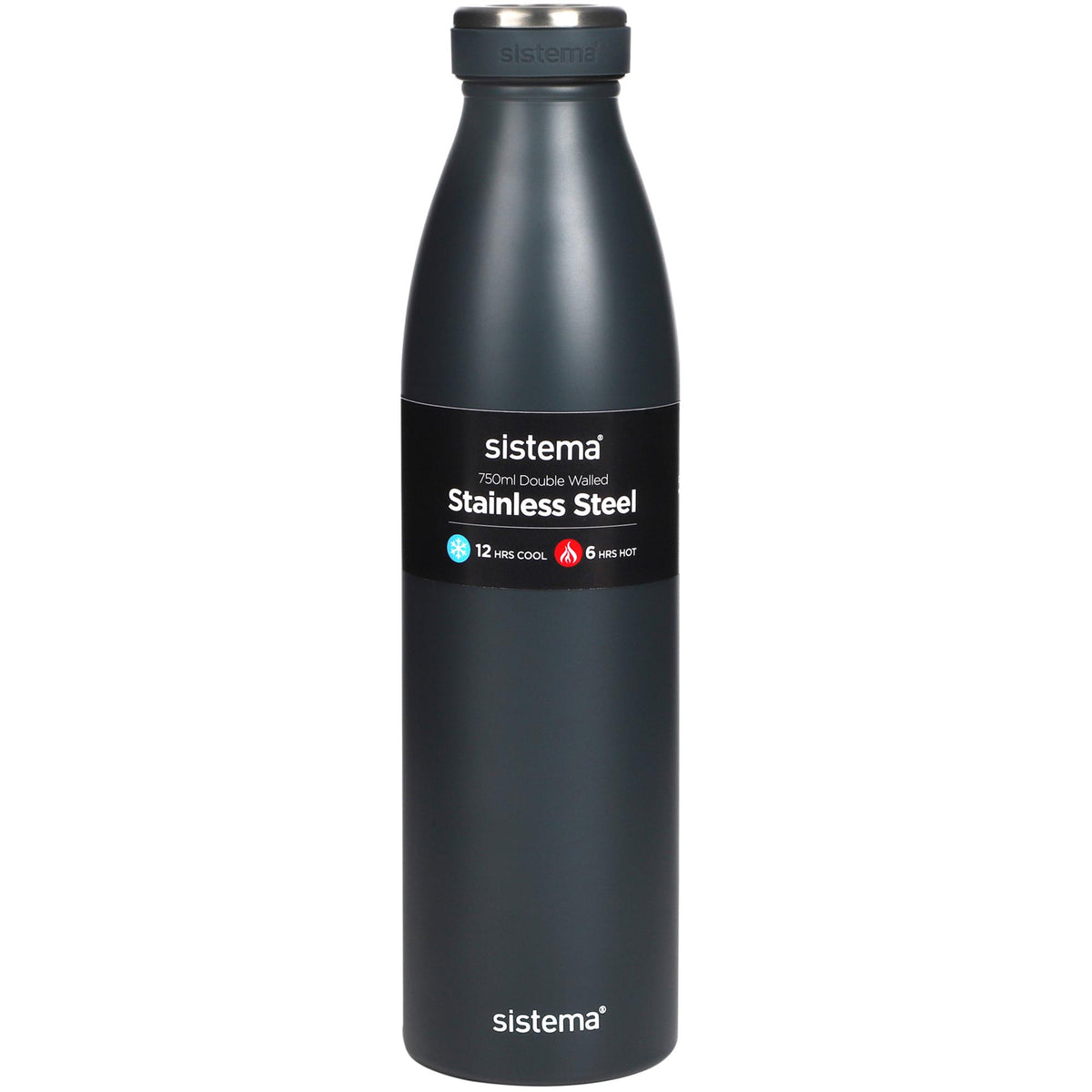 Sistema Hydrate stainless steel bottle multicolour 750ml (British brand)