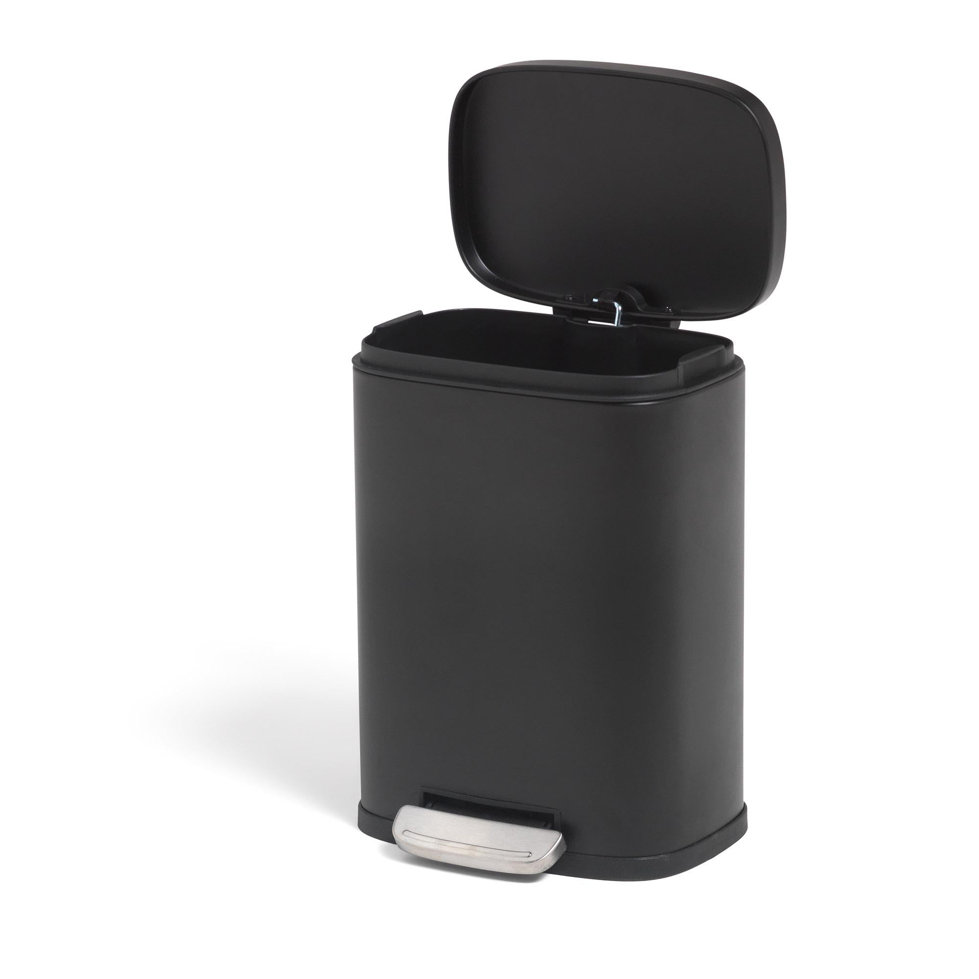 Habitat black rectangular bin - British product