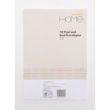 Sainsbury's Home white peel and seal C4 envelopes pack of 10, imported from the UK