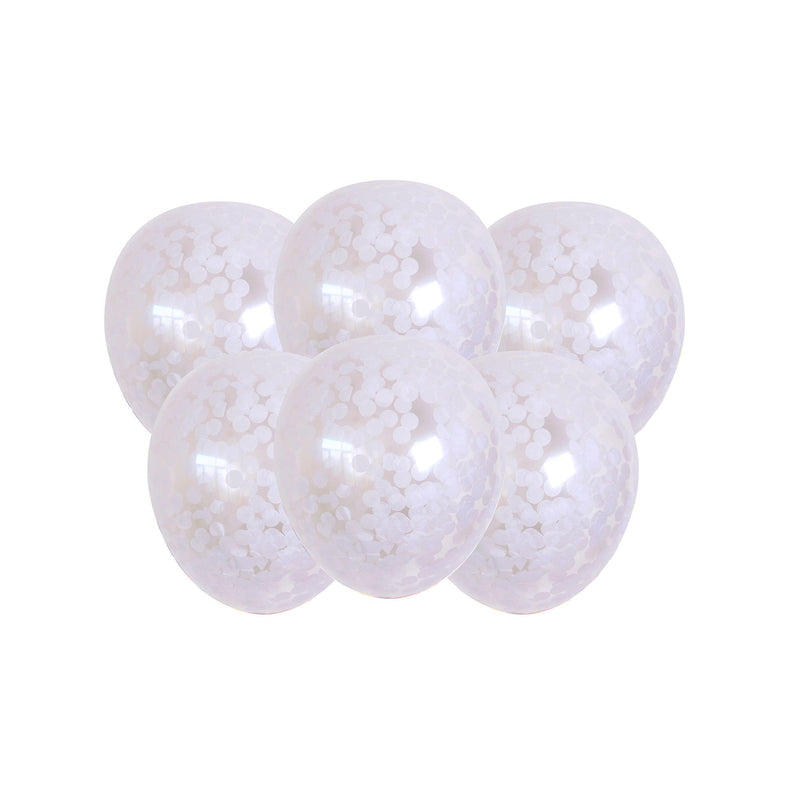 Sainsbury's Home white confetti latex balloons 10 inch (British brand)