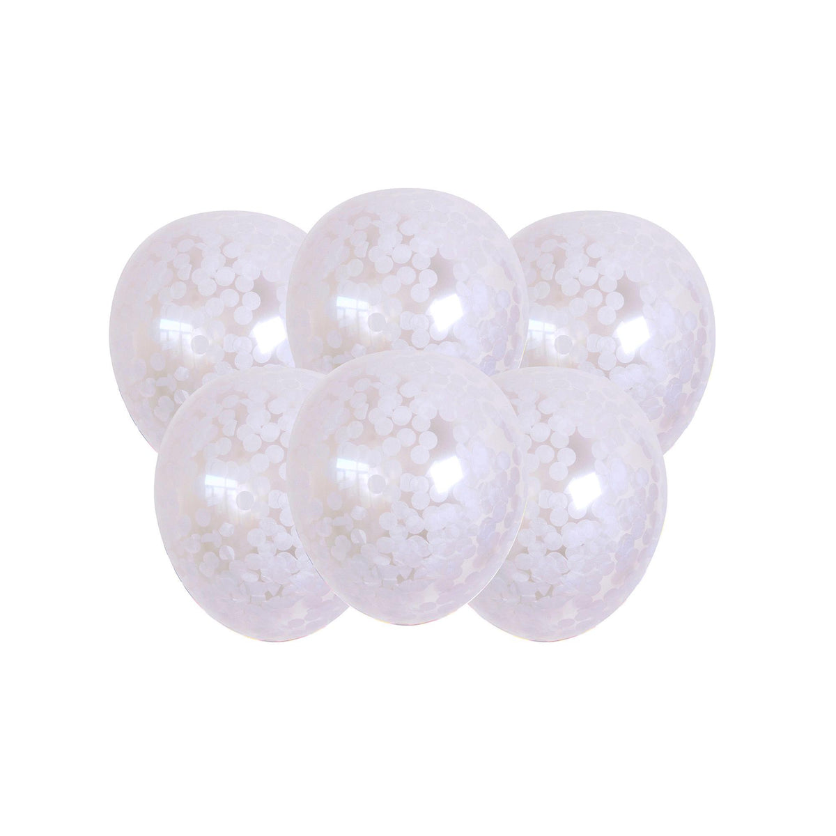Sainsbury's Home white confetti latex balloons 10 inch (British brand)