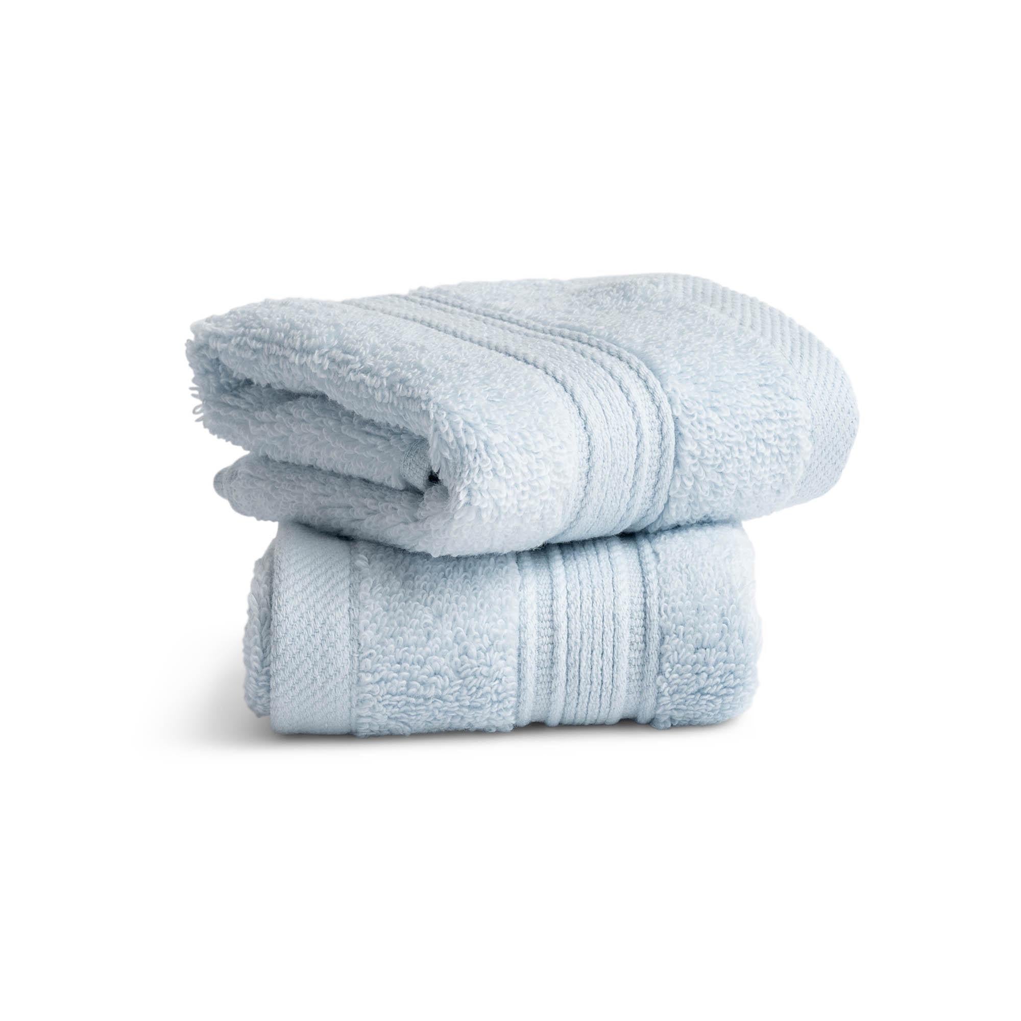 Habitat supersoft country blue hand towel 90x50cm - UK version