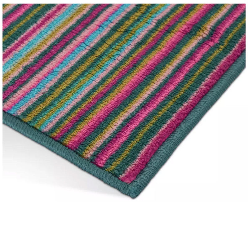 Sainsbury's Home bright stripe runner and mat 180x57cm - British product