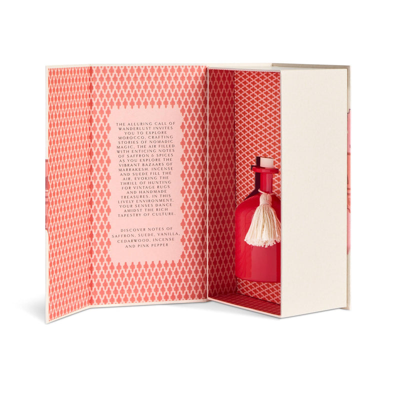 Habitat Marrakesh diffuser 200ml red glass bottle, UK version