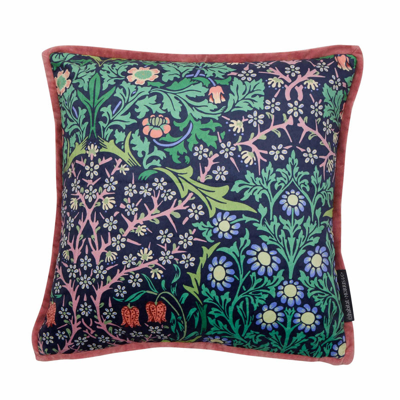 Habitat x Morris & Co. Blackthorn Cushion Green 43x43cm, UK version