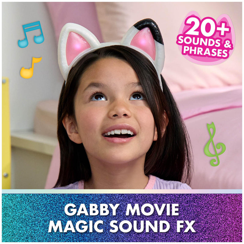 Gabby's Dollhouse interactive cat ears headband, UK version