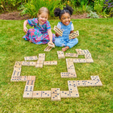 TP Toys giant wooden dominoes 28-piece set, UK version