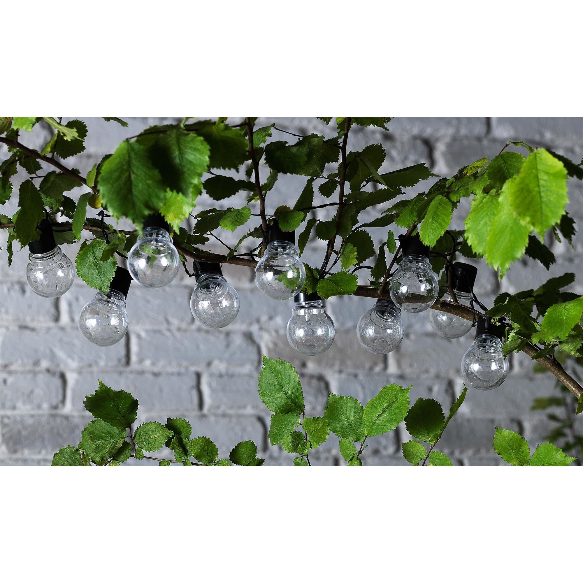 Sainsbury's Home solar festoon lights 20 clear bulbs (British brand)