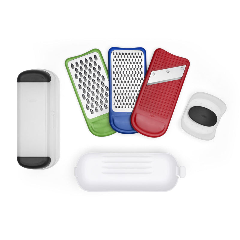 OXO mini grate and slice set, imported from the UK