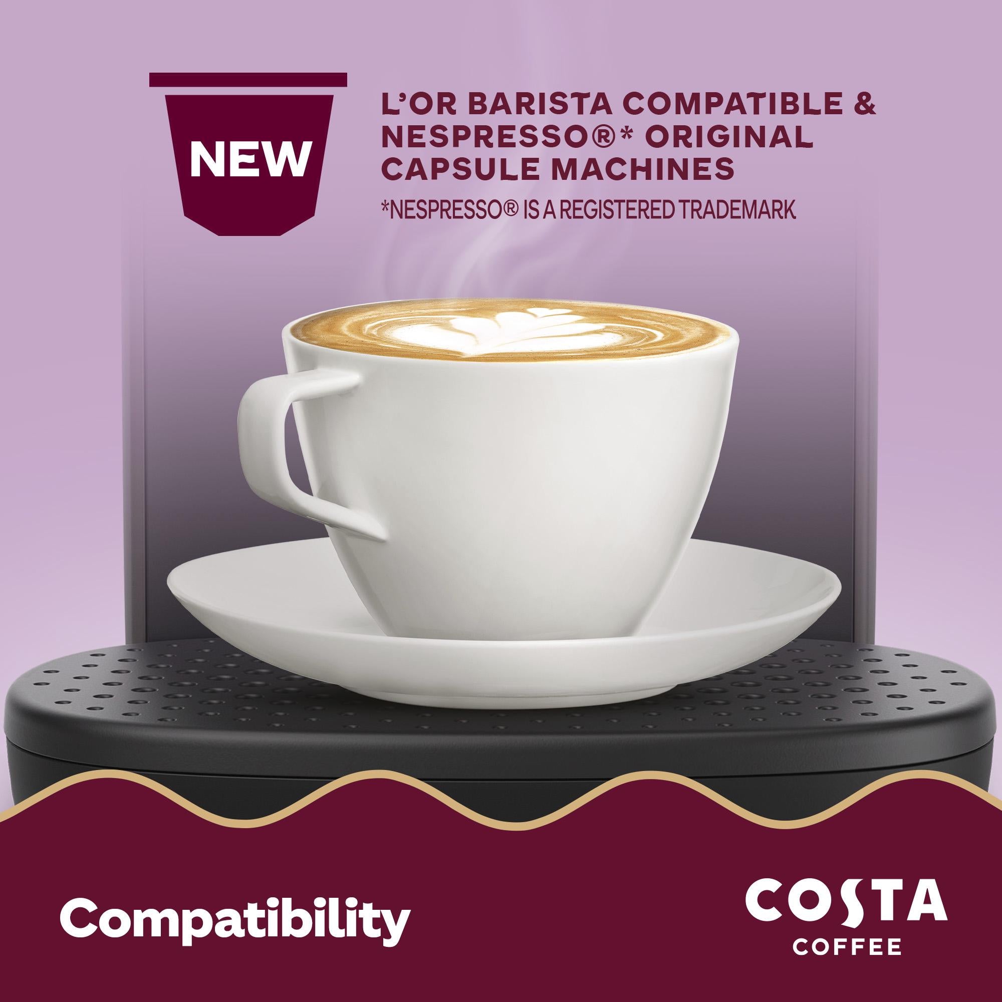 Costa Coffee Dark & Intense Brazilian Blend capsules 10 pack, UK version