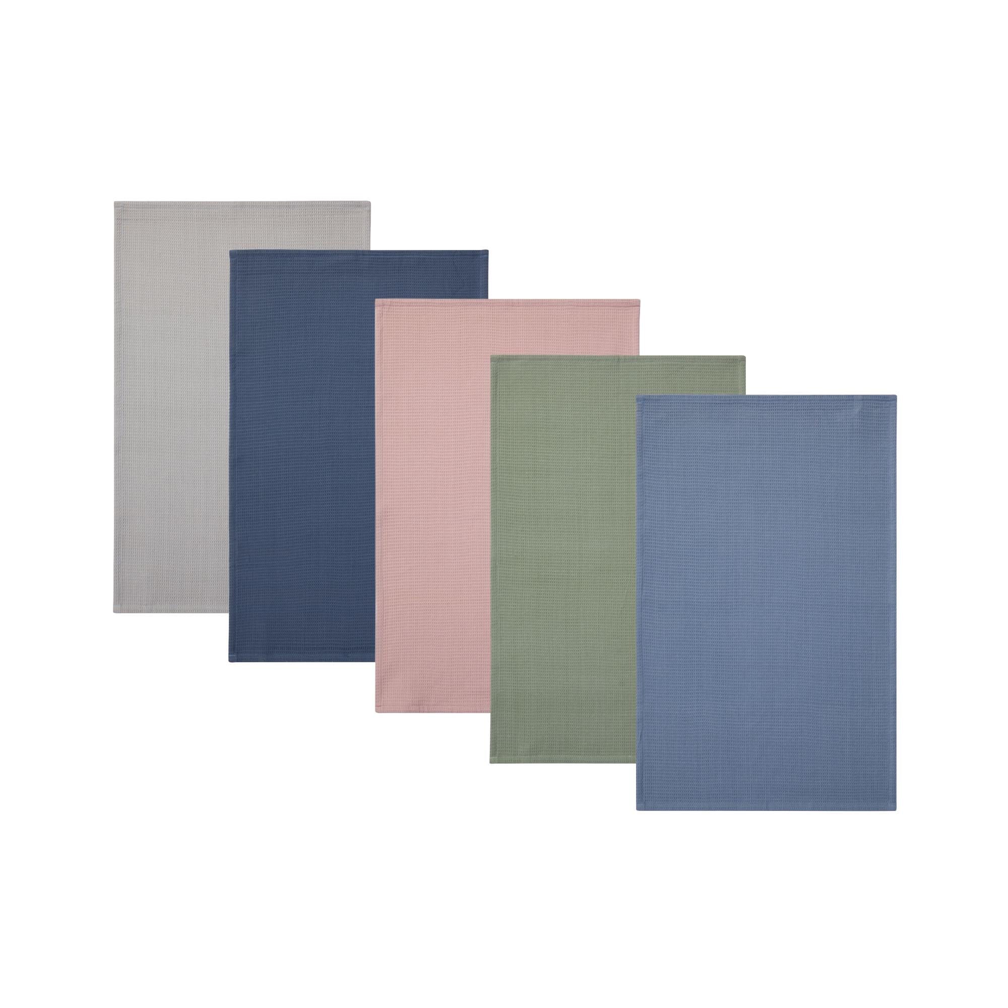 Sainsbury's Home waffle tea towels 5 pack (British brand)