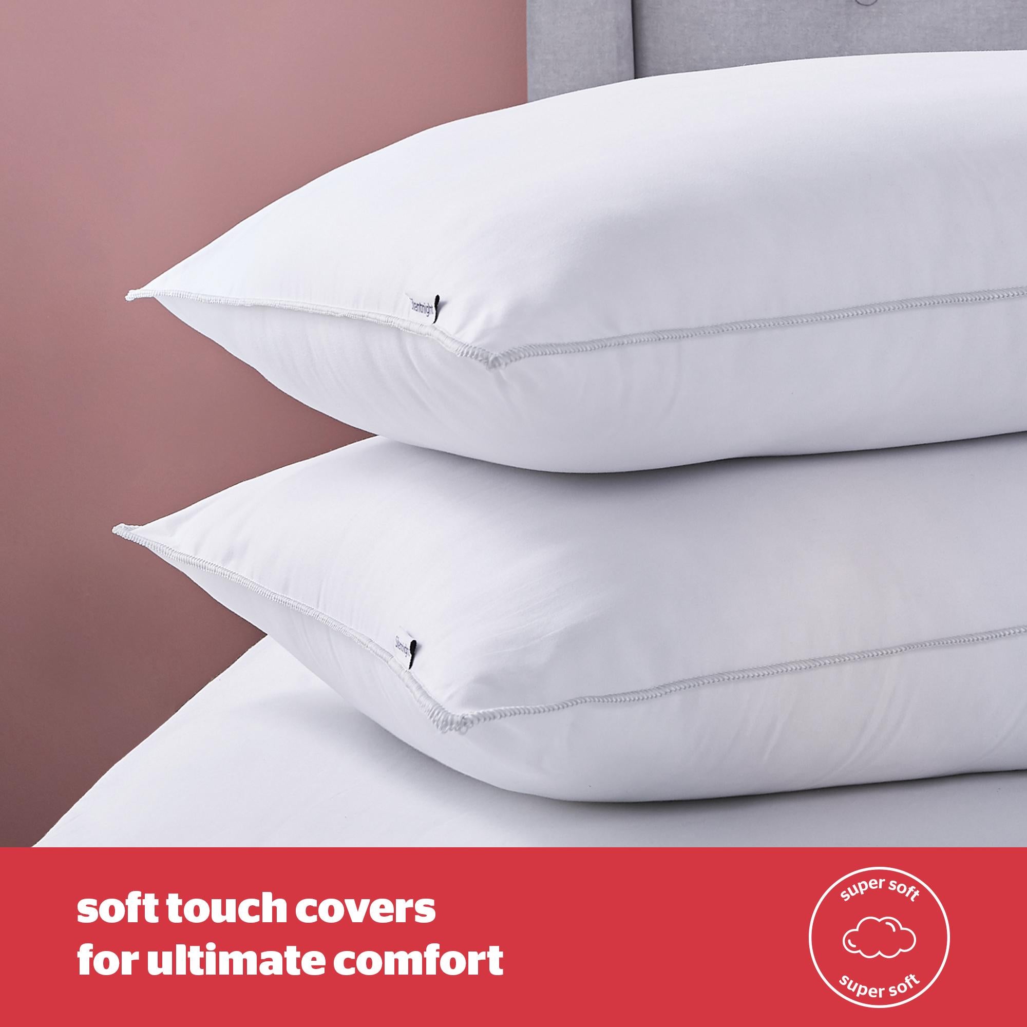 Silentnight Bounceback pillow pair 74x48cm (British brand)