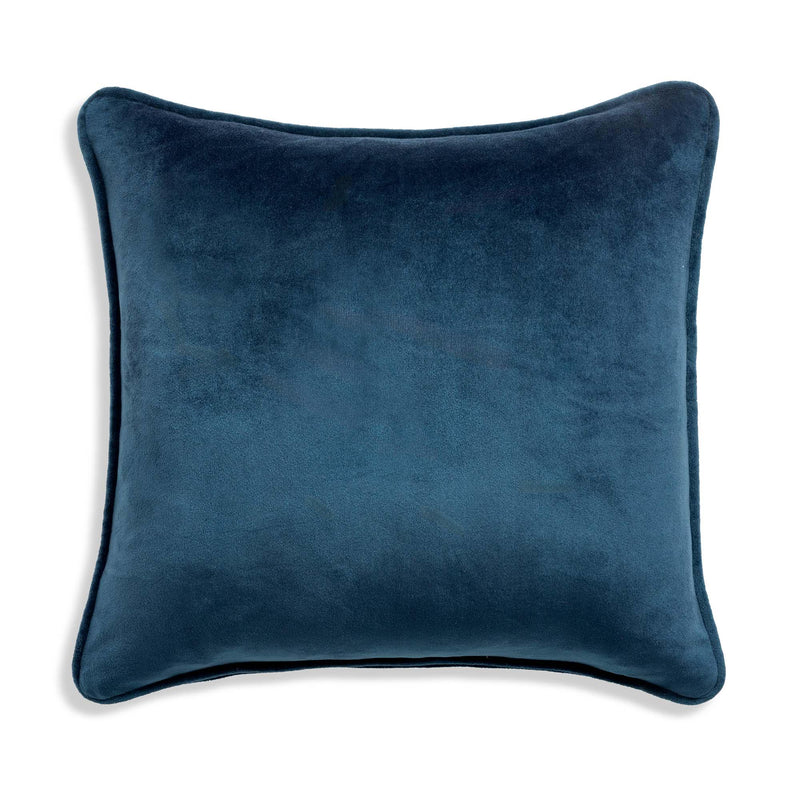 Habitat velvet cushion cover navy 43x43cm, UK version